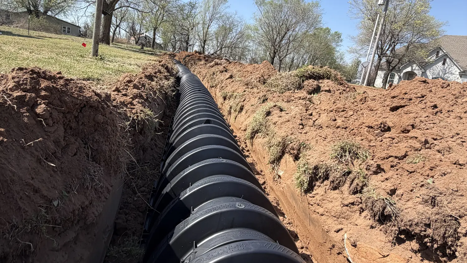 Septic system installation in Bixby, OK