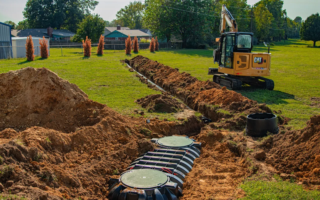 Septic system installation in Claremore, OK